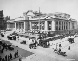 New York Public Library Building, ca. 1911-20 von Detroit Publishing Co.