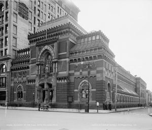 Pennsylvania Academy of Fine Arts, Philadelphia, Pennsylvania, ca. 1900 (s/w Foto) von Detroit Publishing Co.