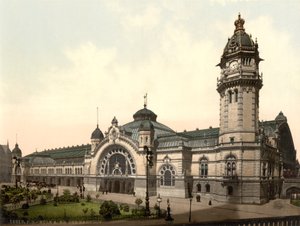 Bahnhof, Köln, Deutschland, ca. 1900 von Detroit Publishing Co.
