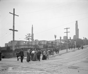 Ruinen des Stanford Mansion und des Hopkins Art Institute, San Francisco von Detroit Publishing Co.