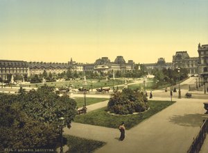 Der Louvre, Paris, ca. 1890-1900