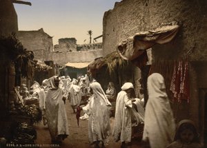 Algerische Straße in Sidi Okba, ca. 1899 (Photochrom) von Detroit Publishing Co.