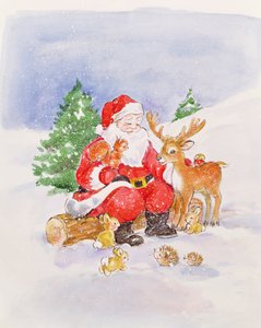 Weihnachtsmann und Freunde