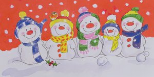 Schneefamilie