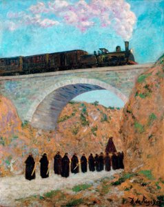Karfreitag in Kastilien, 1904 von Diario or Dario de Regoyos y Valdes