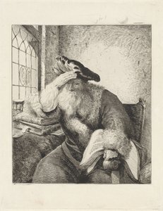 Greis am Fenster von Diederik Jan Singendonck