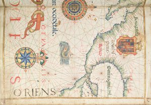 Mexiko und Mittelamerika (Detail) aus einem Weltatlas, 1565