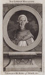 Karl III., König von Spanien von Diego Rodriguez de Silva y (after) Velazquez