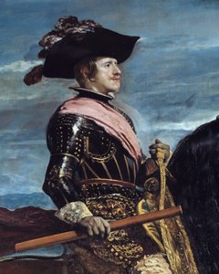 Reiterporträt von König Philipp IV. (Detail) von Diego Velázquez