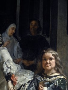 Las Meninas (Detail: Nonne und Zwerg)