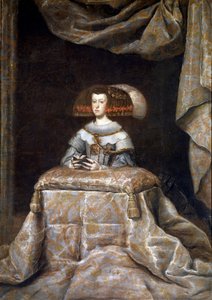 Porträt von Mariana von Österreich (1634-1696), betend von Diego Velázquez