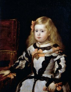Porträt der Infantin Margarita, Tochter von König Philipp IV. von Spanien und seiner zweiten Frau Mariana von Österreich von Diego Velázquez