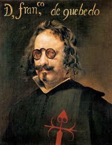 Porträt des spanischen Schriftstellers Francisco de Quevedo von Diego Velázquez