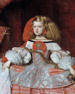 Porträt der Infantin Margarita von Österreich (Detail) von Diego Velázquez