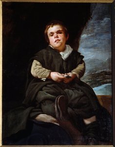 Porträt des Narren Francisco Lezcano, genannt das Kind von Vallecas von Diego Velázquez