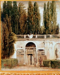 Ansicht des Gartens der Villa Medici von Diego Velázquez