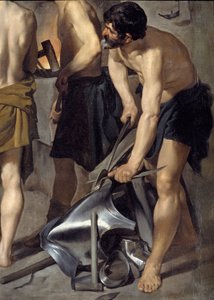 Vulkans Schmiede (Detail) von Diego Velázquez