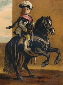 Ein Schüler der Haute Ecole - Don Balthazar, Infant von Spanien, ca. 1640, ca. 1879 von Diego Velázquez