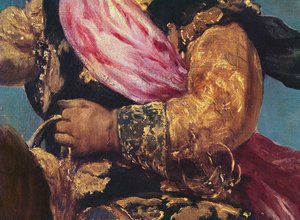 Detail von Prinz Balthasar Carlos zu Pferd, ca. 1635-36 (Detail) von Diego Velázquez