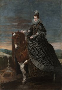 Reiterporträt von Margarita von Österreich, zwischen 1630 und 1635