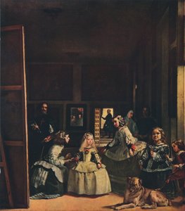 Las Meninas, oder Die Familie von Felipe IV, ca. 1656 von Diego Velázquez