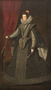 Porträt von Elisabeth von Frankreich 1602-1644, Königin von Spanien, 1630er Jahre von Diego Velázquez
