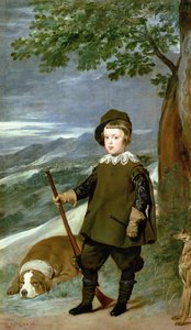 Prinz Balthasar Carlos als Jäger gekleidet, 1635-36 von Diego Velázquez