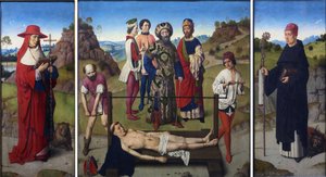 Das Martyrium des Heiligen Erasmus von Dieric Bouts