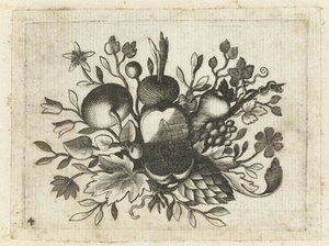 Feston von Früchten