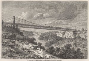 Die Niagara-Doppelbrücke von Dieudonne Auguste Lancelot