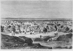 Ansicht von Kano, Nigeria, aus 