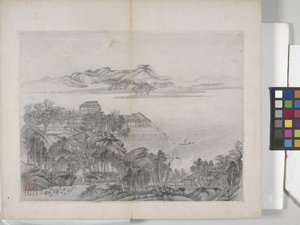Album mit Landschaftsgemälden