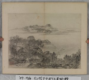 Album mit Landschaftsgemälden