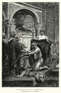 Deposition De Louis Le Debonnaire (Gravur) von Diogene Ulysse Napoleon Maillart