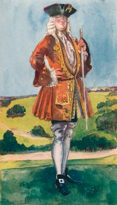 Ein Mann aus der Zeit von George I, 1907 von Dion Clayton Calthrop