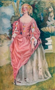 Eine Frau zur Zeit von Karl II., 1907 von Dion Clayton Calthrop