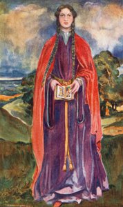 Eine Frau aus der Zeit von Heinrich I. 1100-1135