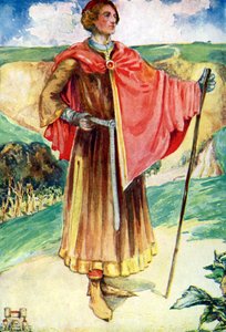 Männerkostüm zur Zeit von Heinrich II. (1154–1189) von Dion Clayton Calthrop