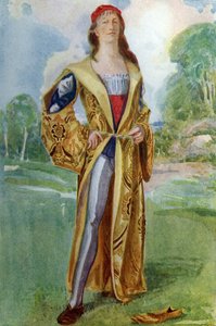 Männerkostüm zur Zeit von Heinrich VII (1485-1509)