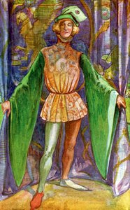 Männerkostüm zur Zeit von Heinrich V (1413 -1422)