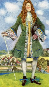 Männerkostüm zur Zeit von Wilhelm und Maria (1689-1702) von Dion Clayton Calthrop