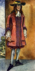 Männerkostüm zur Zeit von Jakob II (1685-1689)
