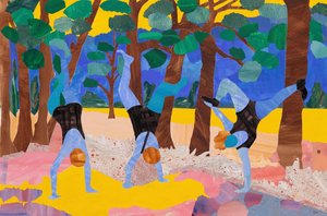 Rheintöchter am Flussufer