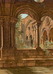 Byzantinischer Kreuzgang von Tarragona von Dionisio Baixeras Verdaguer
