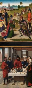 Detail des Altars des Heiligen Sakraments, ca. 1464-68 von Dirck Bouts