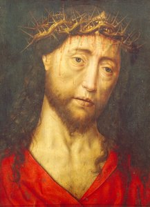 Christuskopf mit Dornenkrone von Dirck Bouts