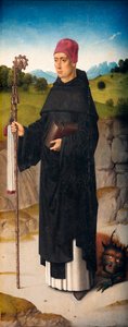 Pfarrkirche (Parochiekerk Sint-Pieter). Martyrium des heiligen Erasmus. Dirk Bouts. Ca 1460-1464. (Detail)
