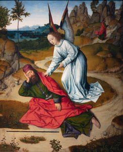Pfarrkirche (Parochiekerk Sint-Pieter). Das letzte Abendmahl. Dirk Bouts. 1464-1468. Detail. Rechtes Panel. von Dirck Bouts