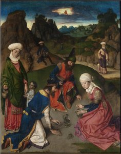 Polyptychon des Abendmahls: Die Ernte des Manna