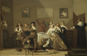 Tavernenszene von Dirck Hals